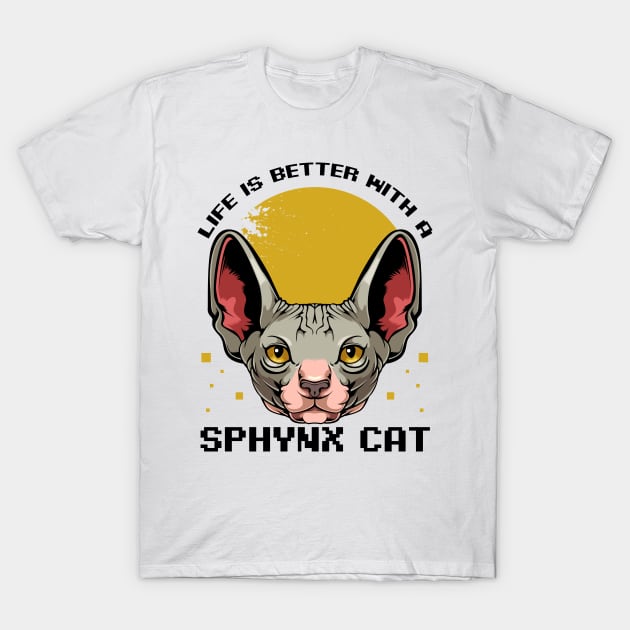 Sphynx Cat T-Shirt by Lumio Gifts